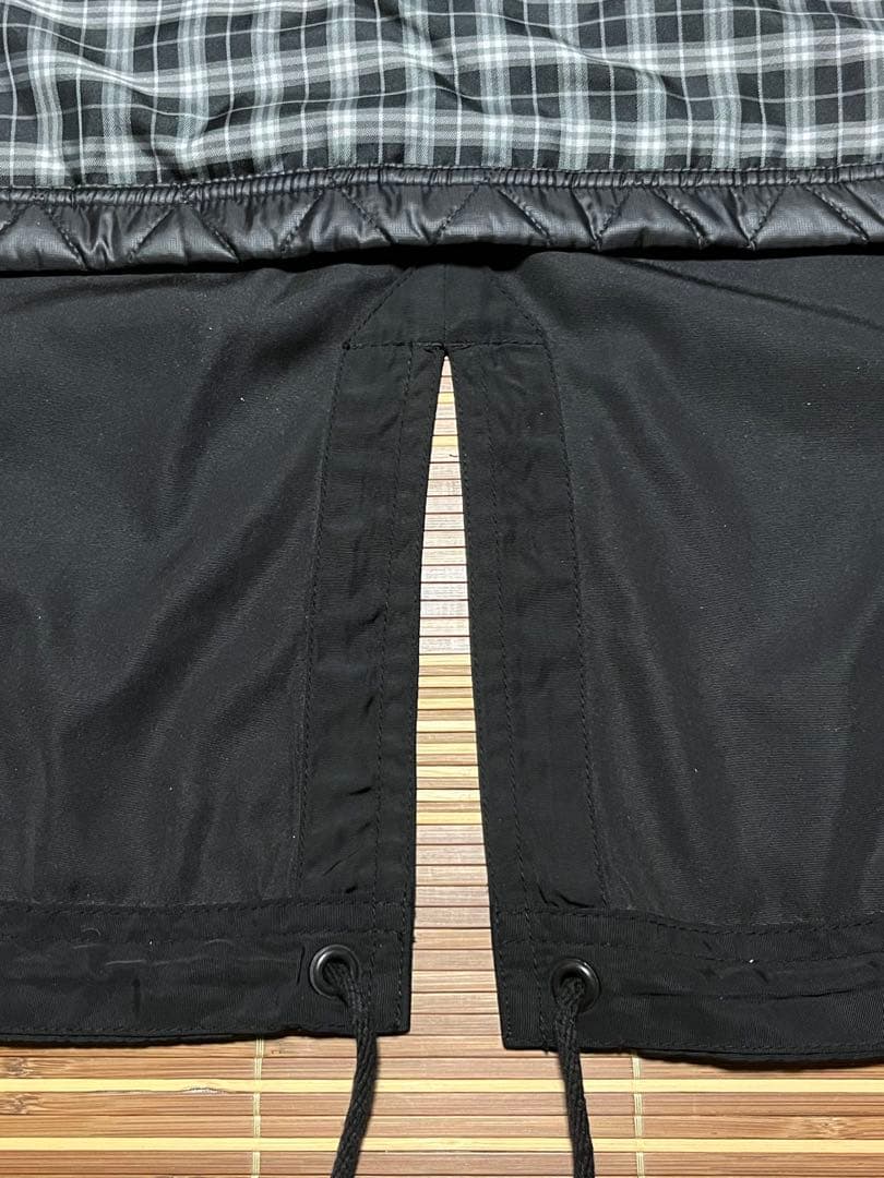 【極上品】BURBERRY 多機能 コート 黒 LL バーバリー モッズ
