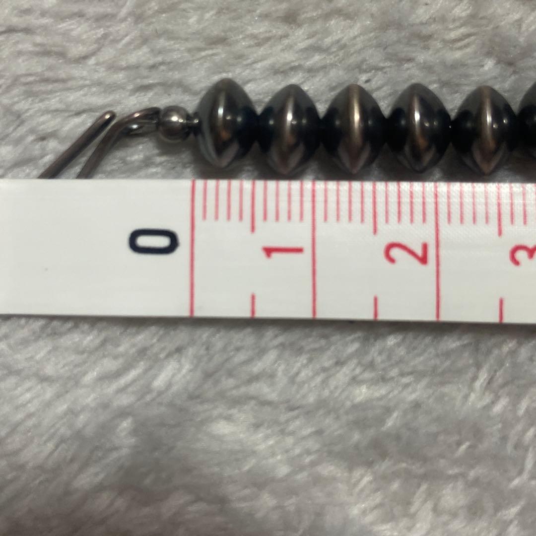ナバホパール ネックレス シルバー925 全長約68cm