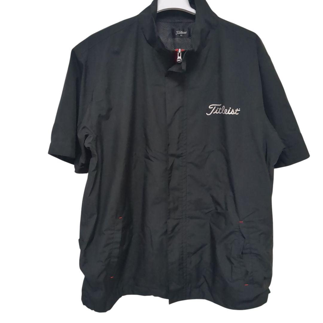 【美品】タイトリスト ゴルフ レインウェア 上下セット 3L（2XL） 黒