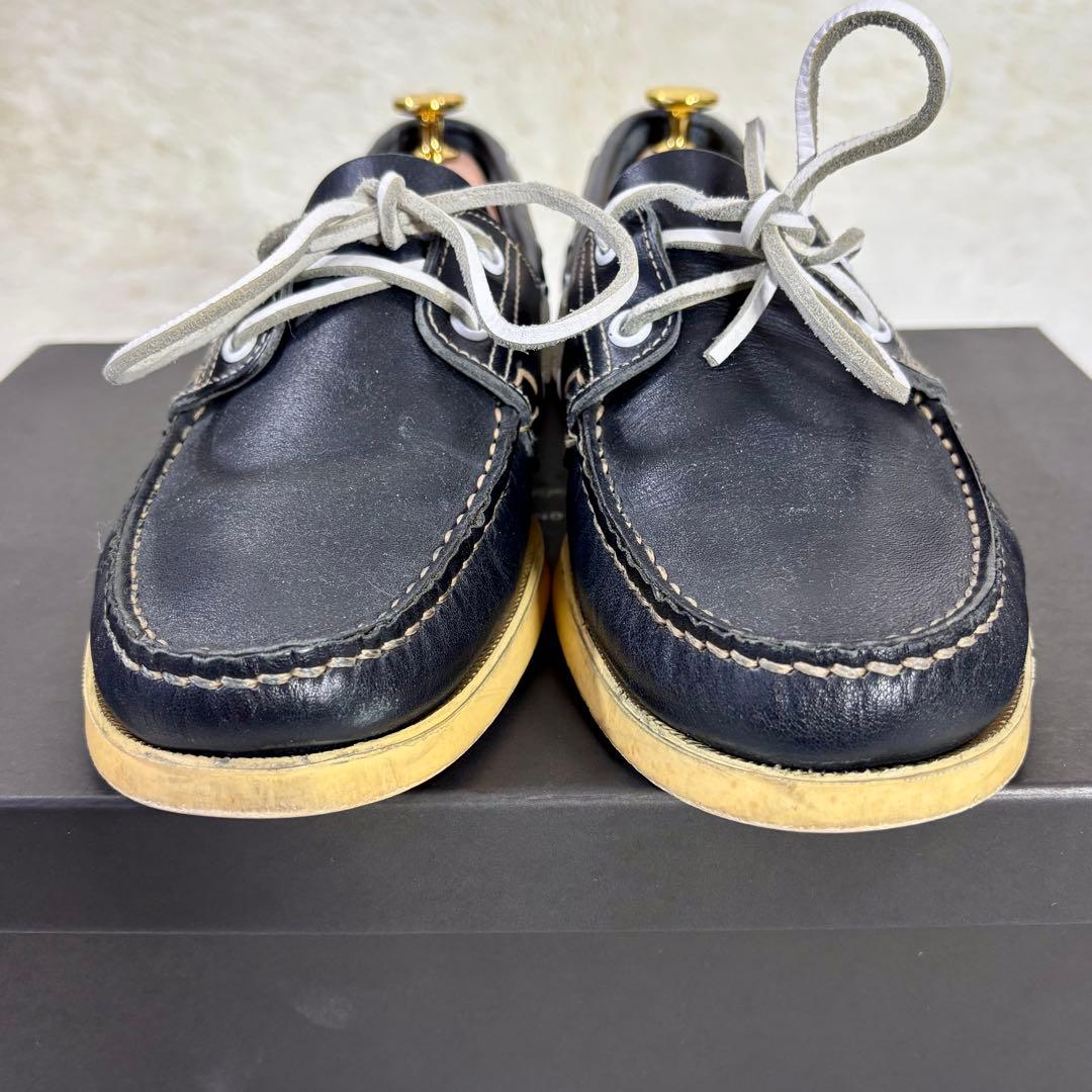 paraboot デッキシューズ 25.0 バース ネイビー パラブーツ