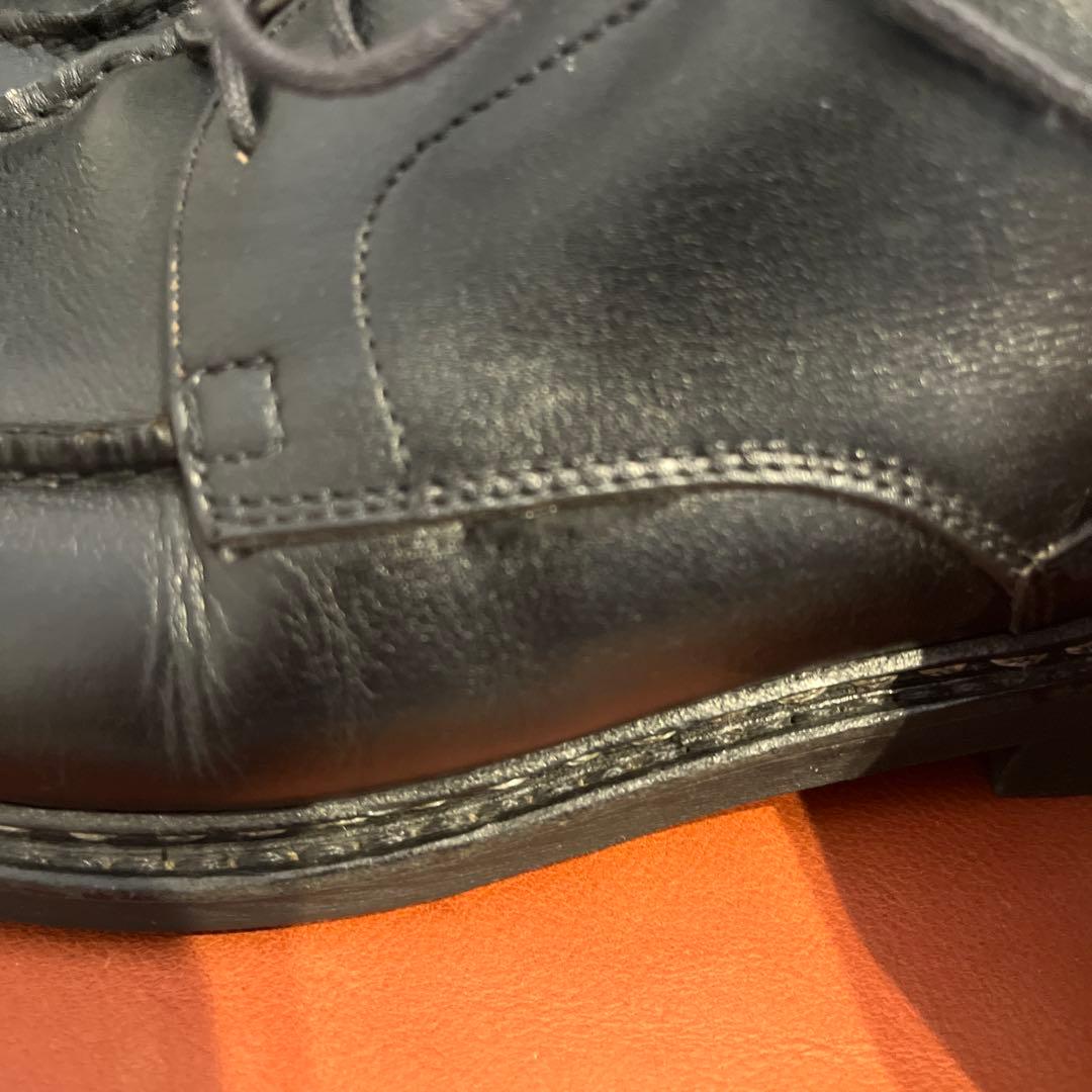 パラブーツ Uチップ シャンボード ブラック UK8.0 paraboot