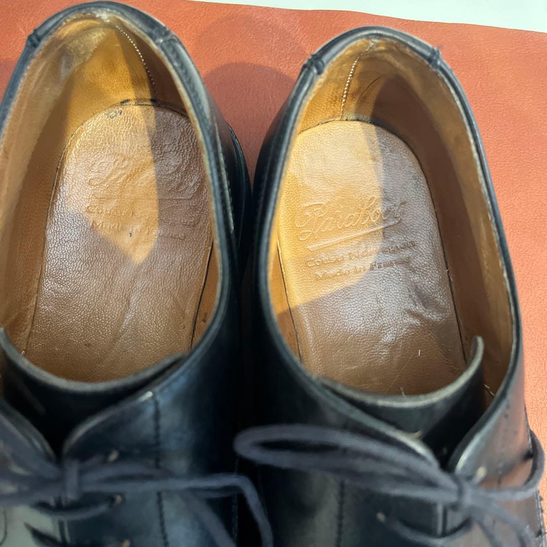 パラブーツ Uチップ シャンボード ブラック UK8.0 paraboot