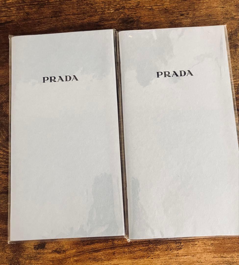 PRADA ブラックノート 2冊セット 収納袋付き