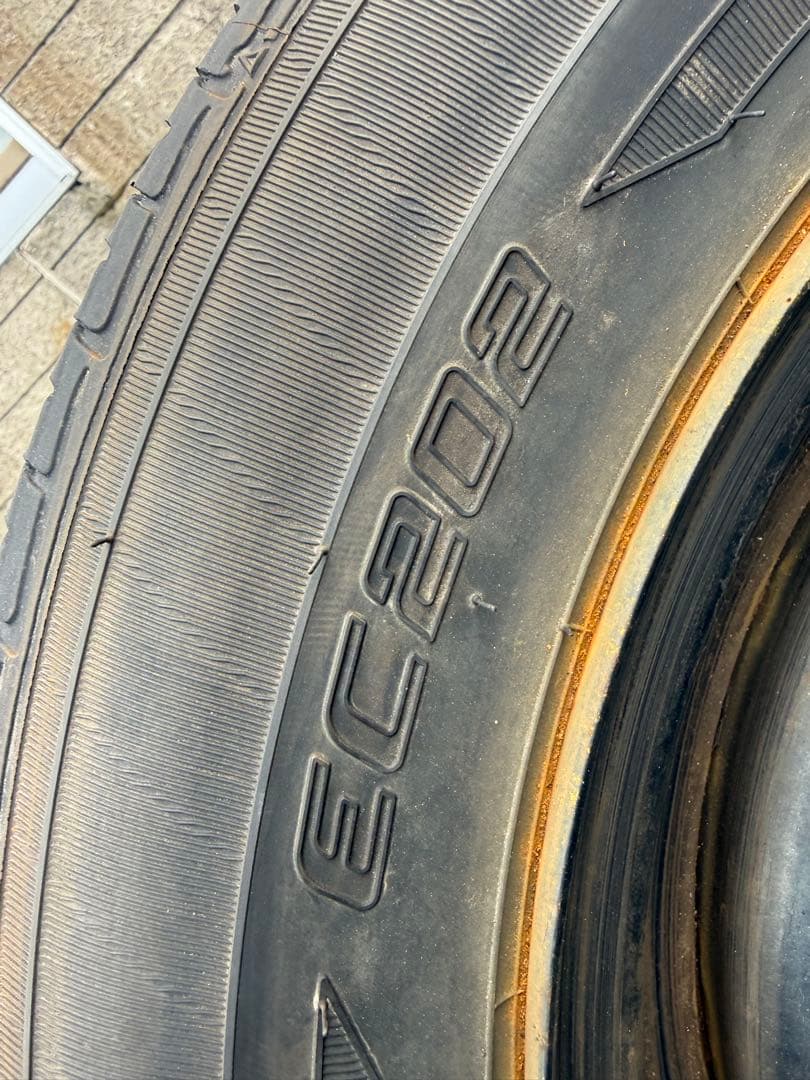 195/65R15 23年製 15×6J 5穴 2本 溝有