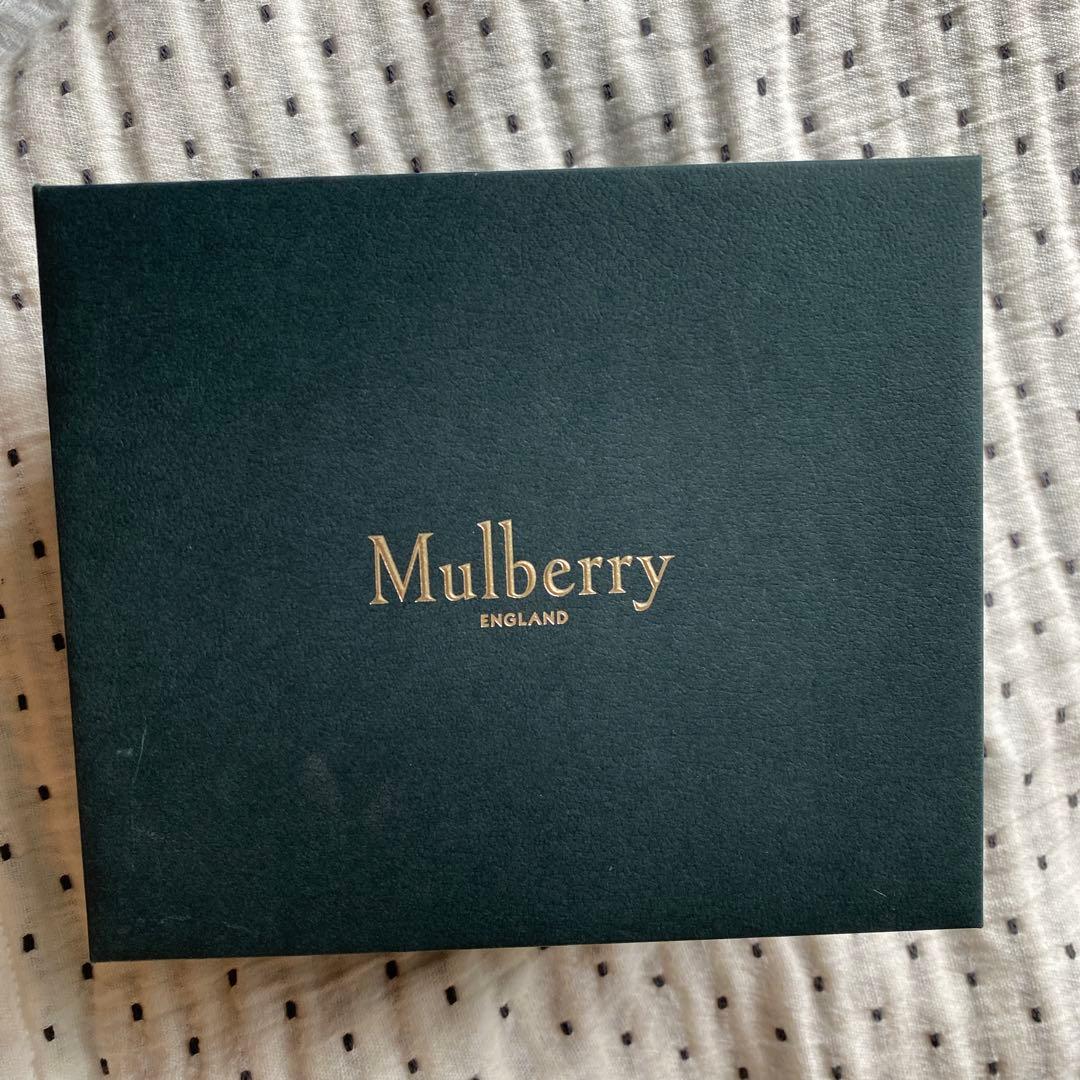 Mulberry レザー お財布 外ポケット付き