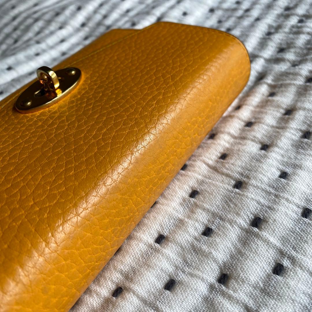 Mulberry レザー お財布 外ポケット付き