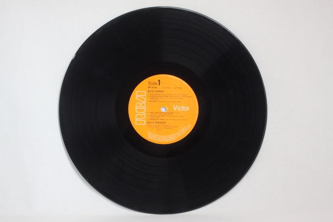英LP Elvis Presley Blue Hawaii UK盤エラーレコード