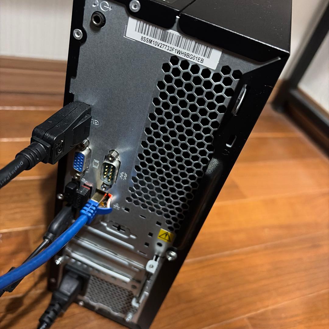 最終値下げ　LenovoデスクトップPC ブラック windows
