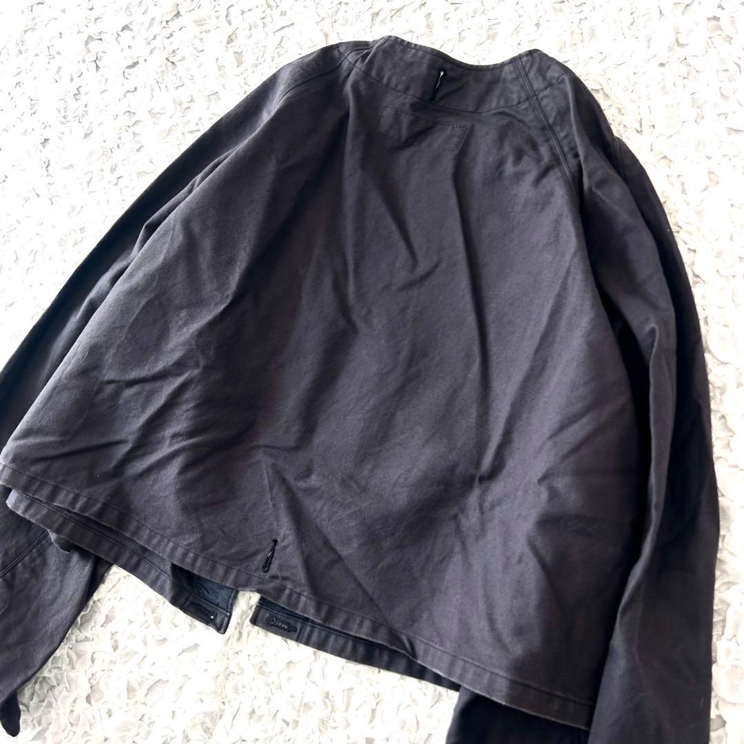 美品　シンゾーン モーターサイクルジャケット　ノーカラー　ヴィンテージ