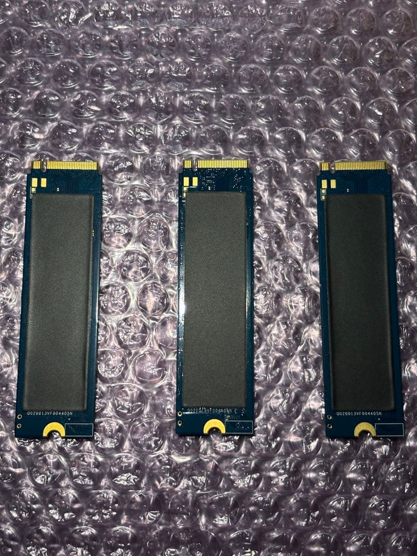 NVMe 256GB SSD ×3枚セット