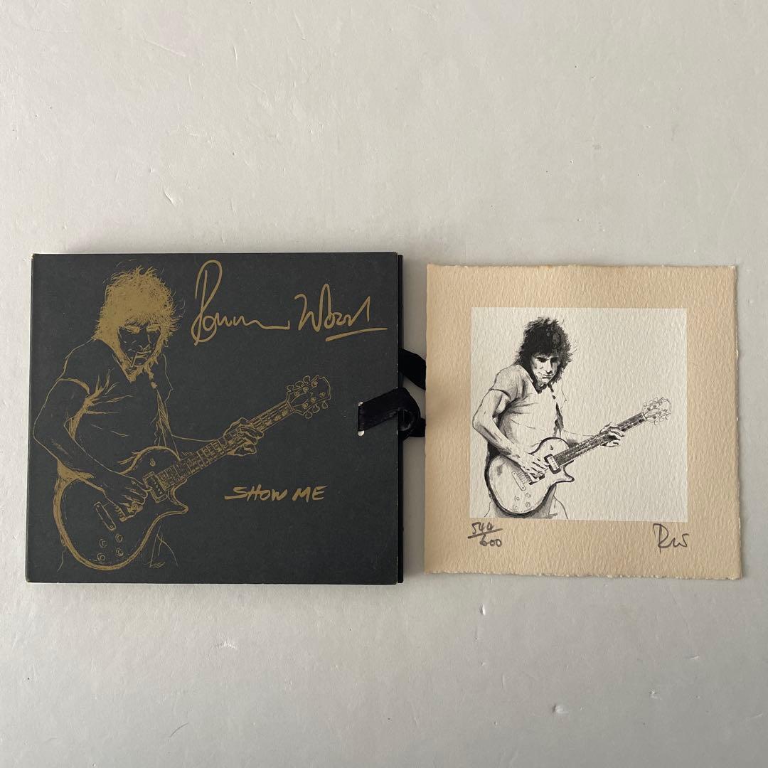 超限定シルクスクリーンプリント付き Ronnie Wood Show Me CD