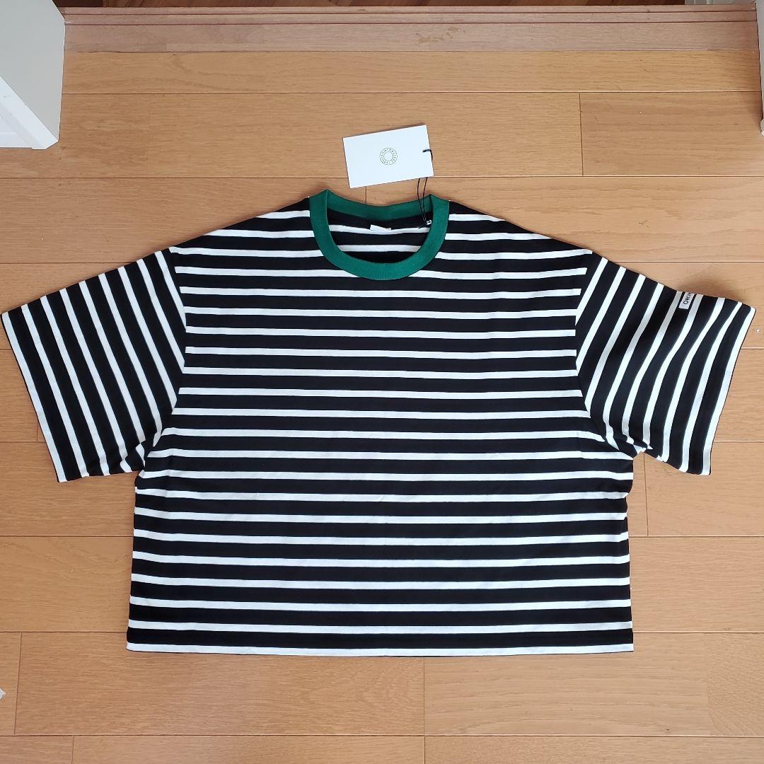 【タグ付き】オーシバル　半袖クルーネックワイドTシャツ　ボーダー　ORCIVAL