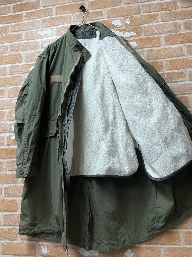 M-65 モッズコート　ミリタリージャケット　カーキ　ミリタリー　古着 y2k