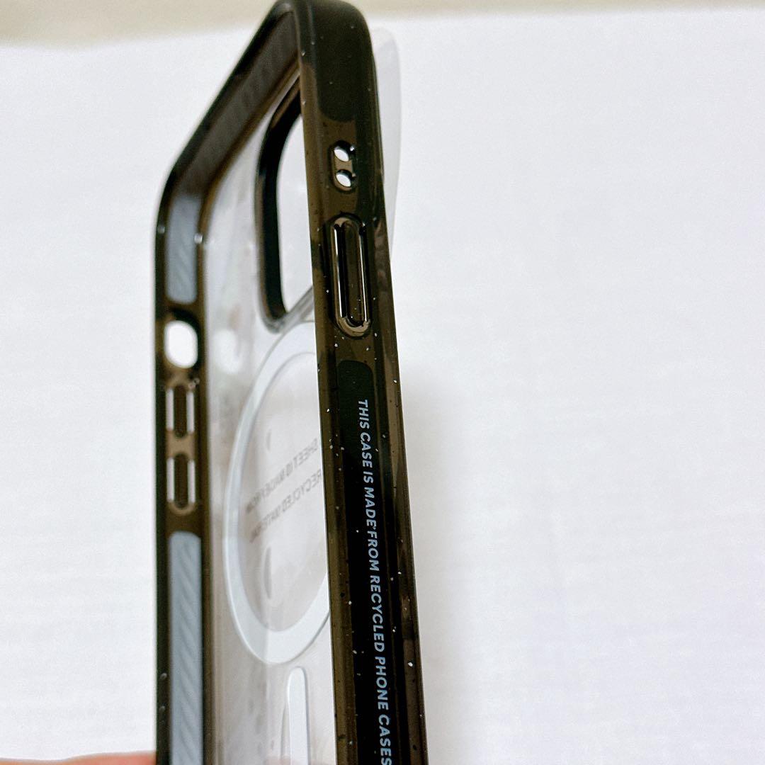 iPhone15Proスマホケース ブラック ケータイケース