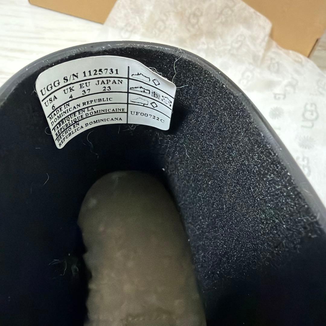 UGG ブラック レインブーツ 23cm