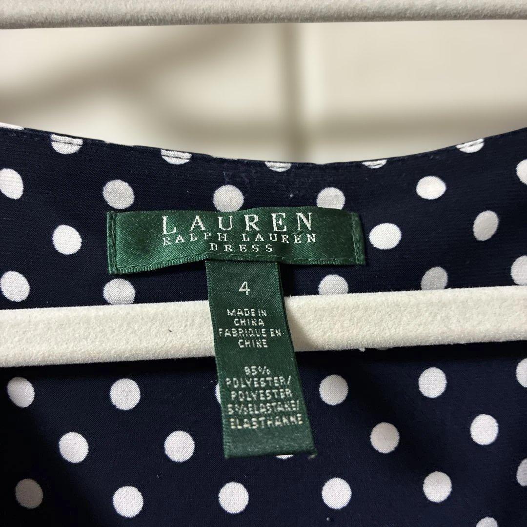 LAUREN RALPH LAUREN カシュクール　ワンピース　ドット　4