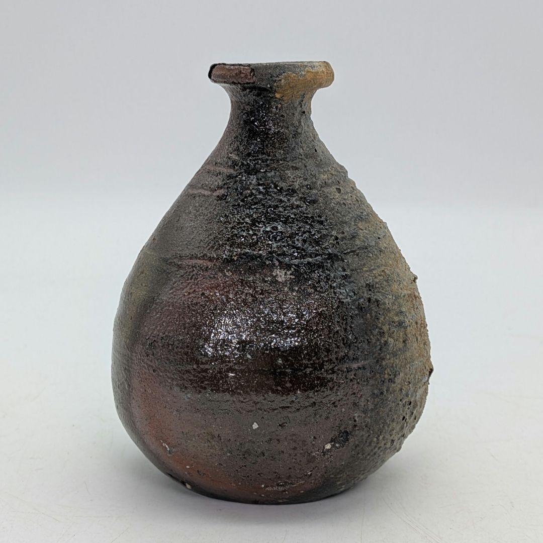 本山和泉 備前焼 徳利B 共箱栞 とっくり 酒器 食器 一輪挿し花入 花器 花瓶