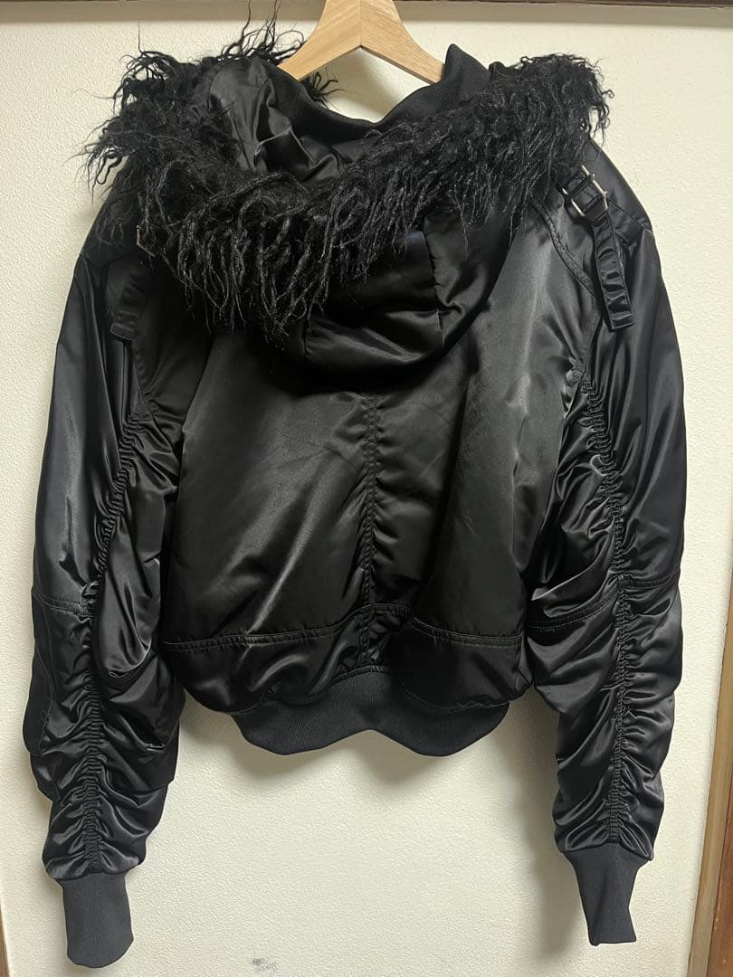 ジャケット・アウター Rosen Kreuz CROPPED 2WAY FUR HOOD MA-1