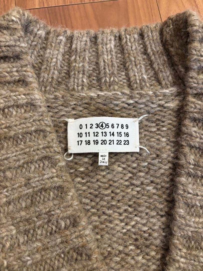 【Maison Margiela】完売品ウール混紡 カーディガン 長袖　XS