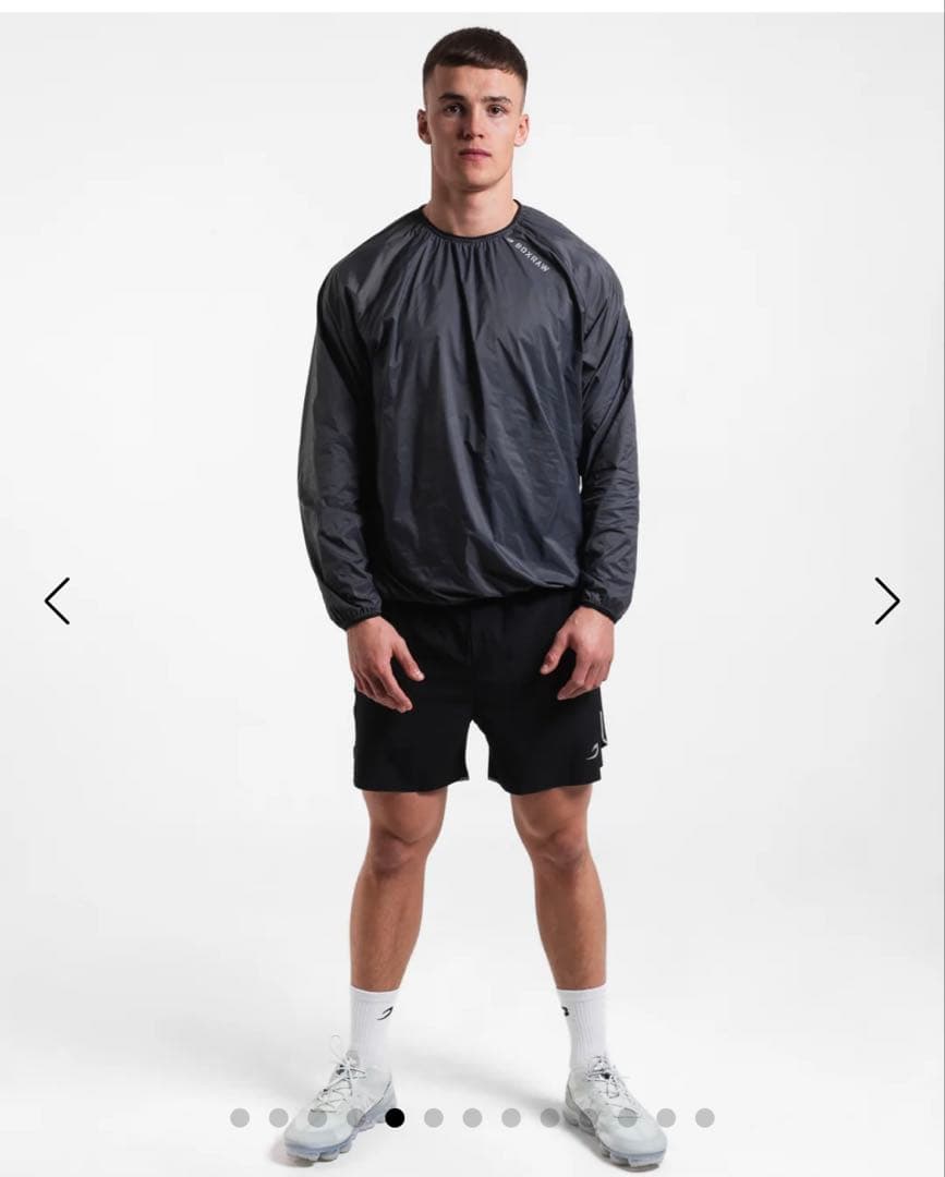 boxraw ジェナーロ・オーバーサイズ・ウィンドブレーカー・クルー