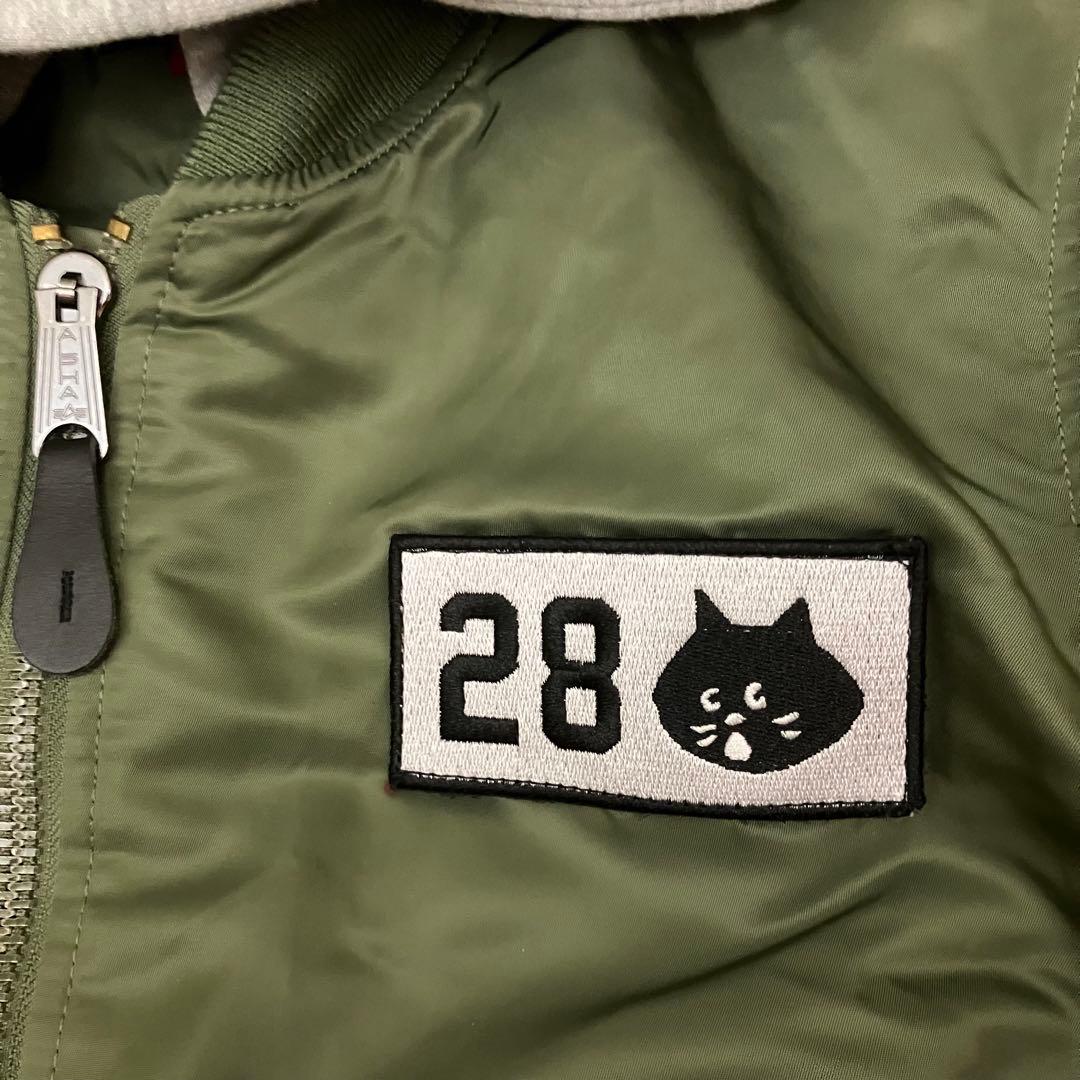 ✨美品✨ALPHA INDUSTRIES × にゃー フライトジャケット