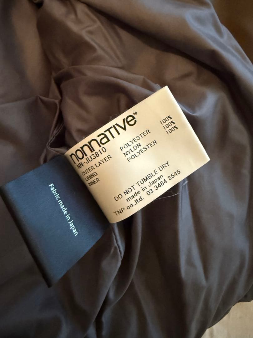 nonnative【RIDER PUFF BLOUSON】