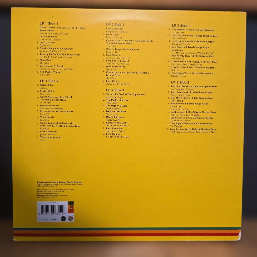 レア盤　Trojan Calypso Box Set 50曲 3LP