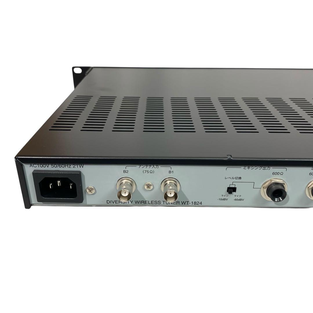 【動作良好】TOA ワイヤレスチューナー WT-1824 4波実装 受信機　美品