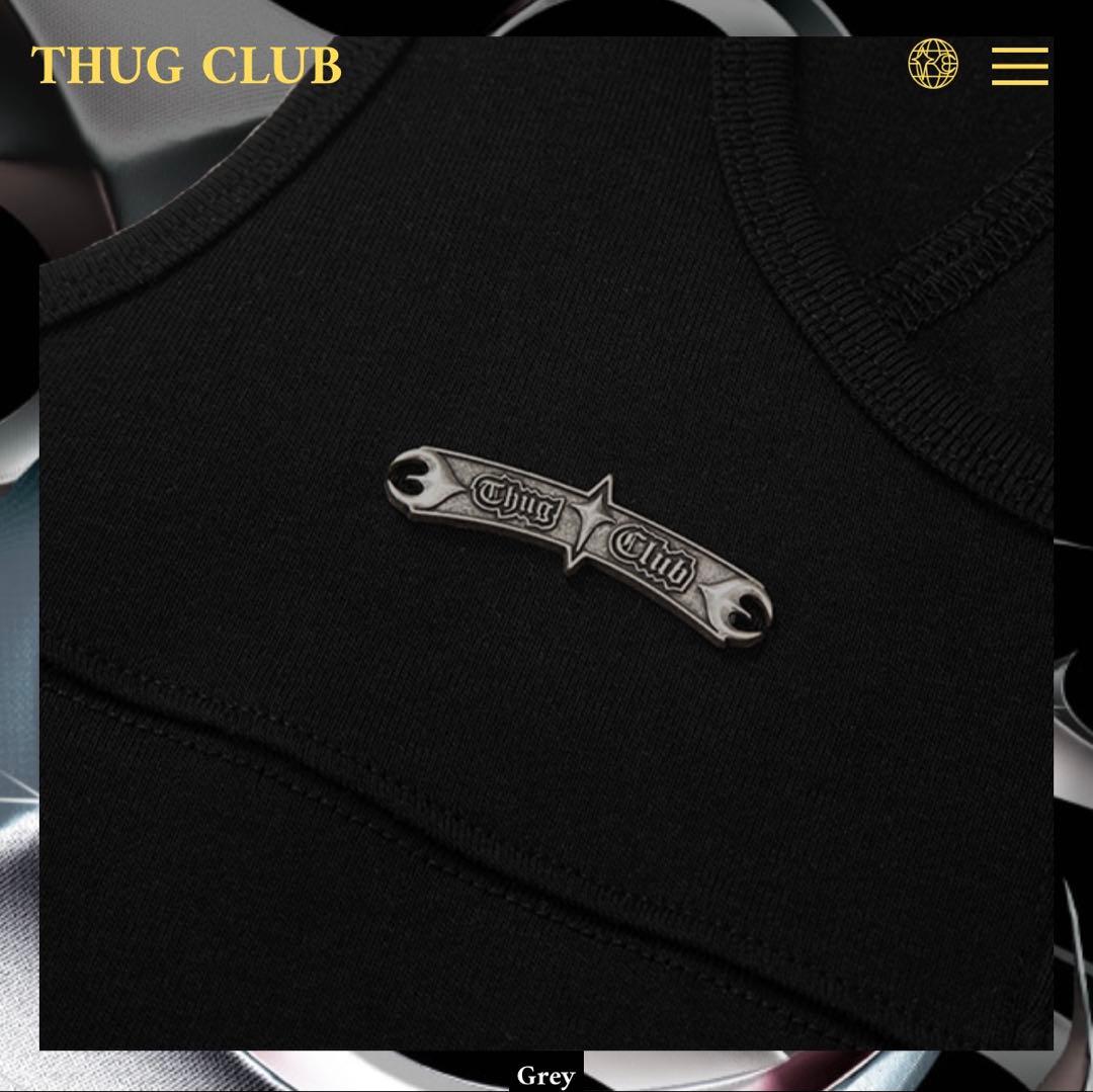 【新品未使用】THUG CLUB サグクラブタンクトップ ブラック　１サイズ