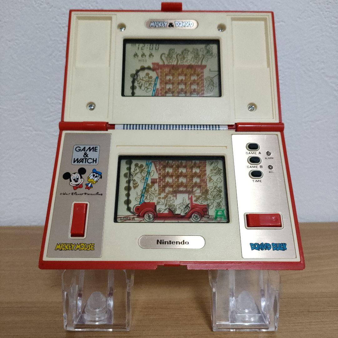 箱付き　ゲーム＆ウォッチ　ミッキー＆ドナルド　任天堂　メンテナンス済み
