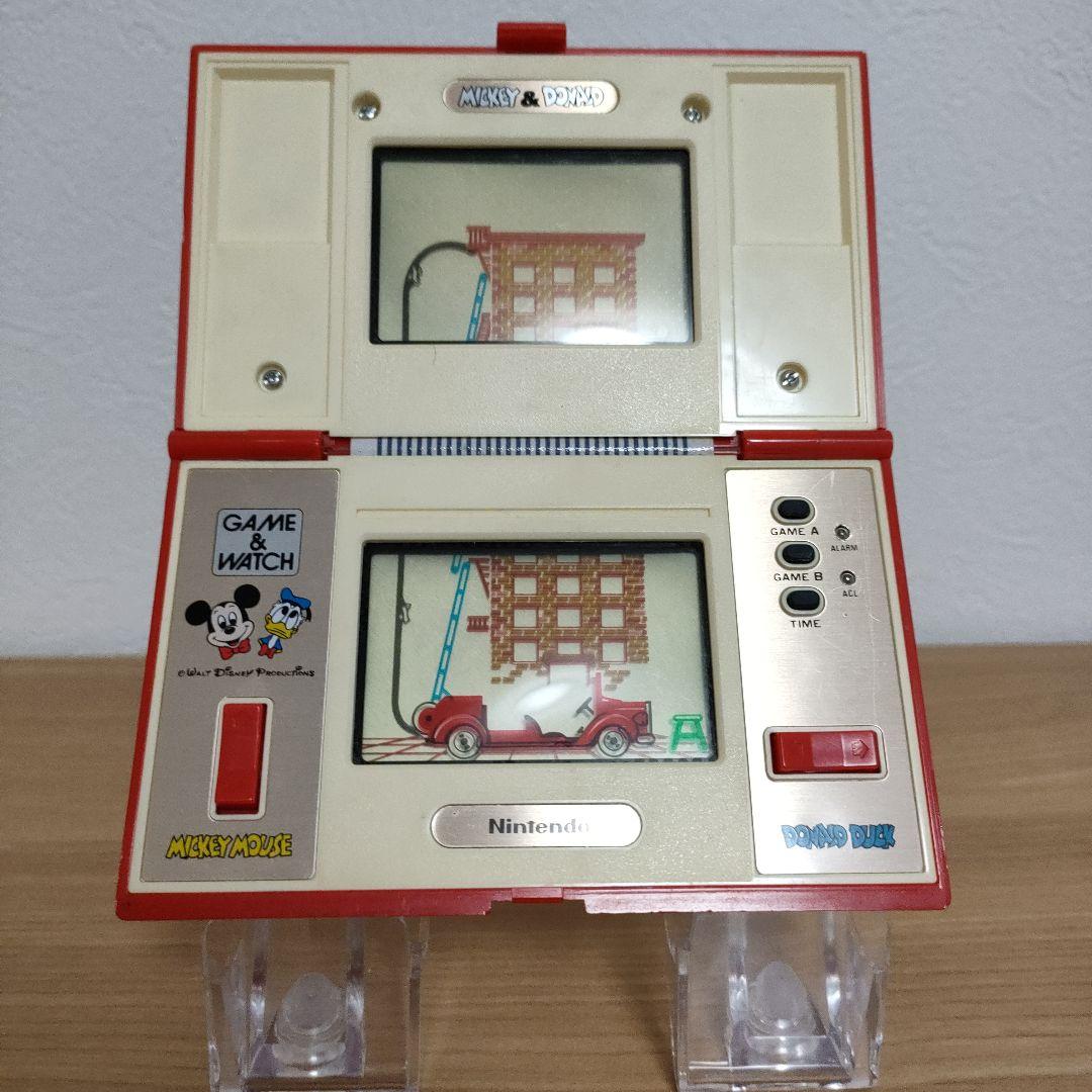 箱付き　ゲーム＆ウォッチ　ミッキー＆ドナルド　任天堂　メンテナンス済み