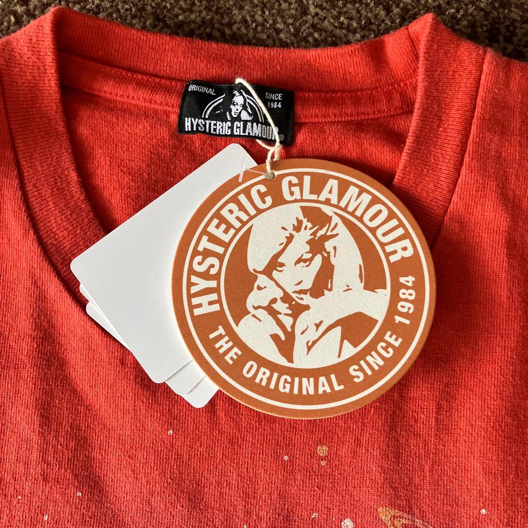 HYSTERIC GLAMOUR 半袖Tシャツ オレンジ