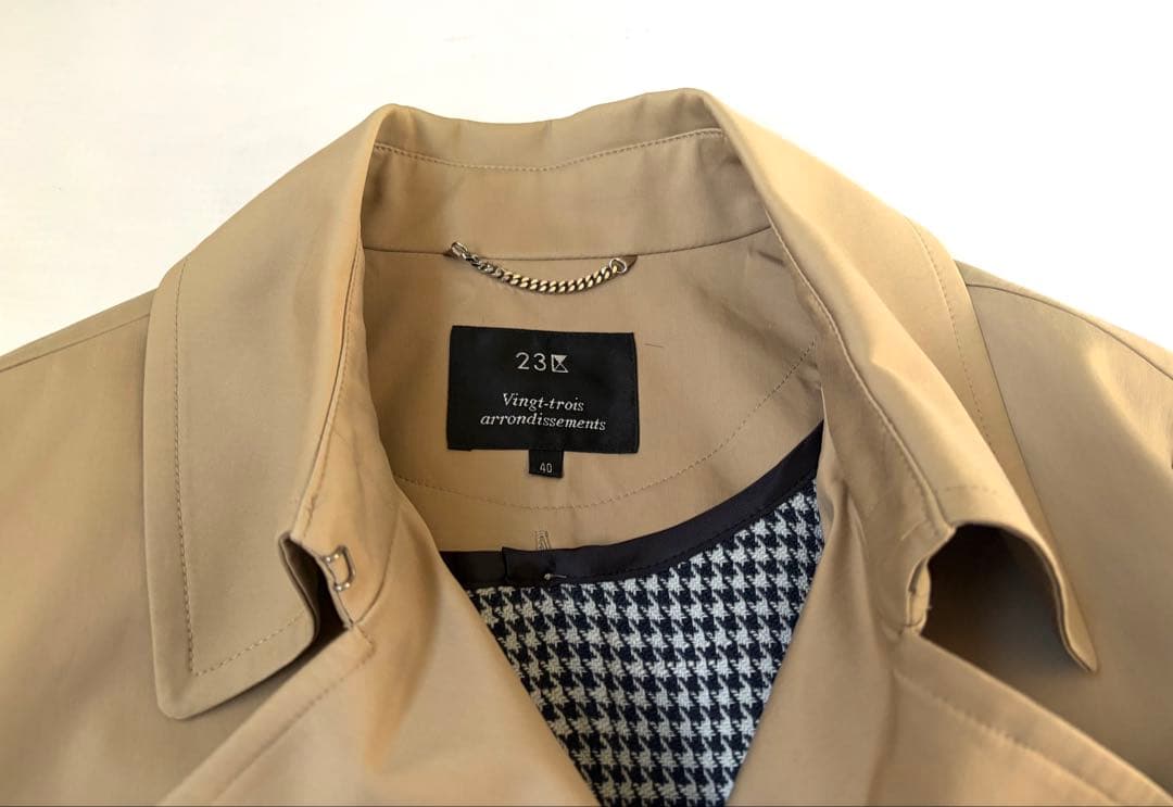美品　23区 ライナー付き　ロング　トレンチコート ベージュ　40 L