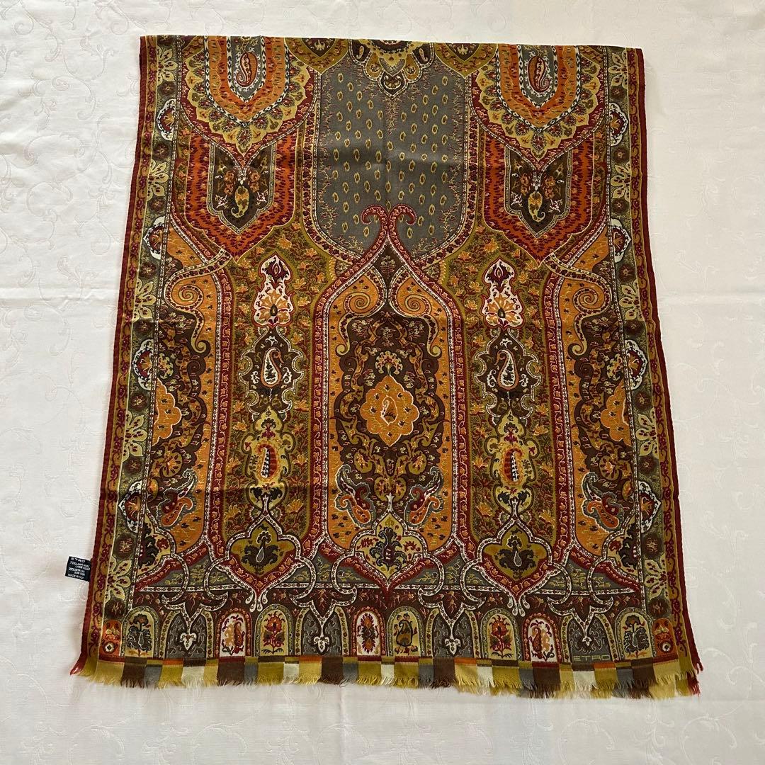ETRO エトロ　ペイズリー柄 ロングストール