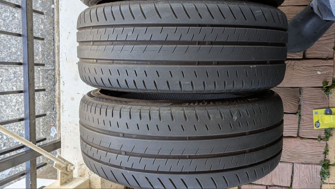 ブリジストン トランザT002 215/45R17 4本セット バリ山
