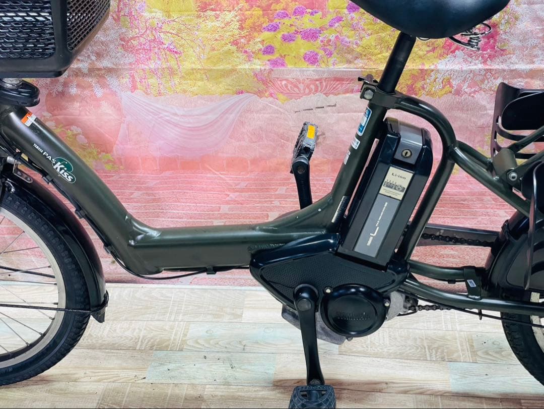 ZK3677 電動自転車 ヤマハ パスキス 子供乗せ 20インチ 送料無料