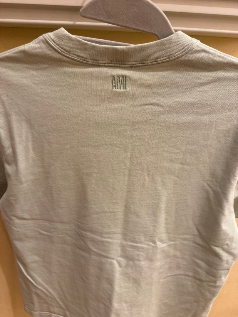8*8様 Ami ParisミントグリーンTシャツ ハート刺繍ロゴ