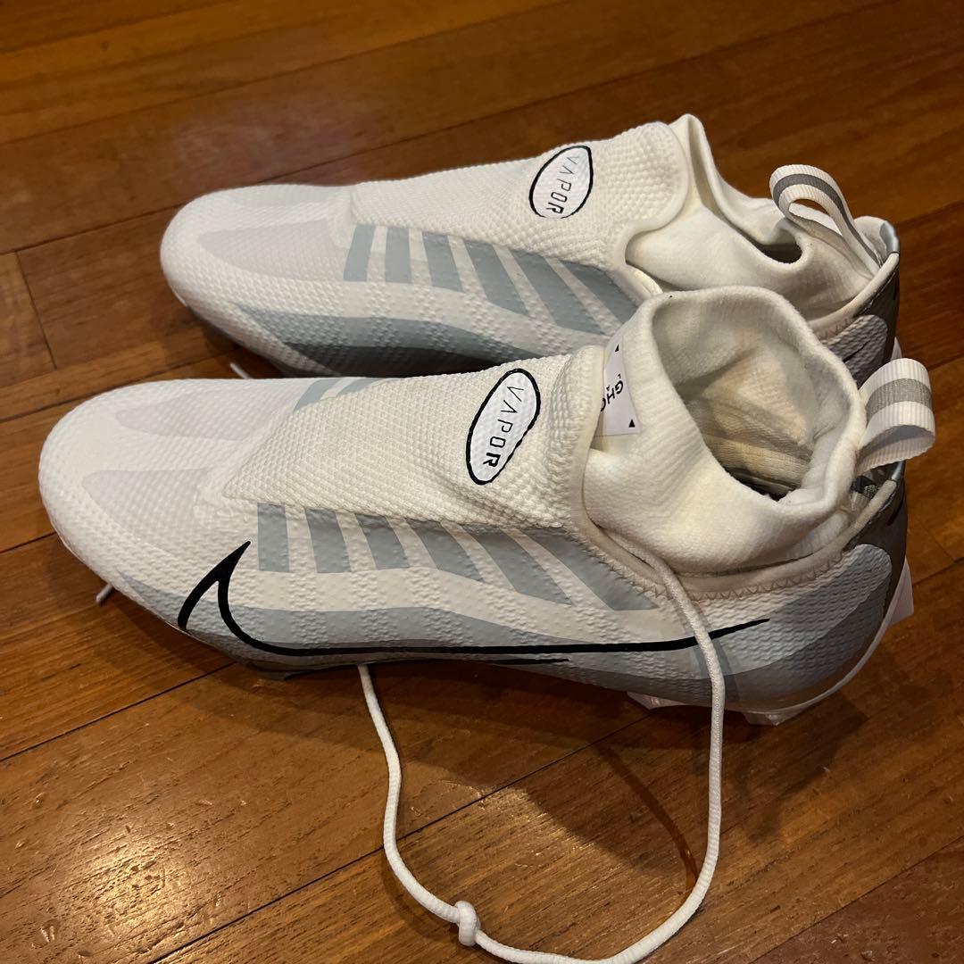 Nike Vapor ホワイト スパイク25.5