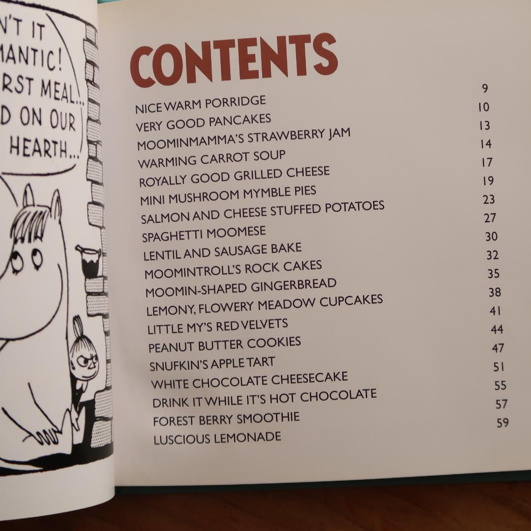 セール！　洋書　Moomin Comfort Food（ムーミン、レシピ本）