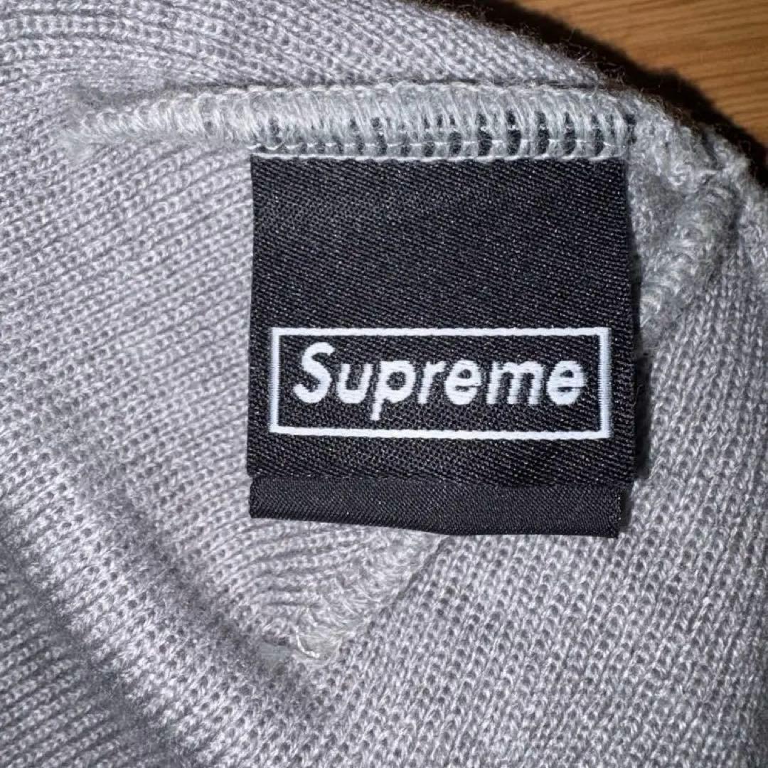 Supreme Box Logo ビーニー Grey 24FW