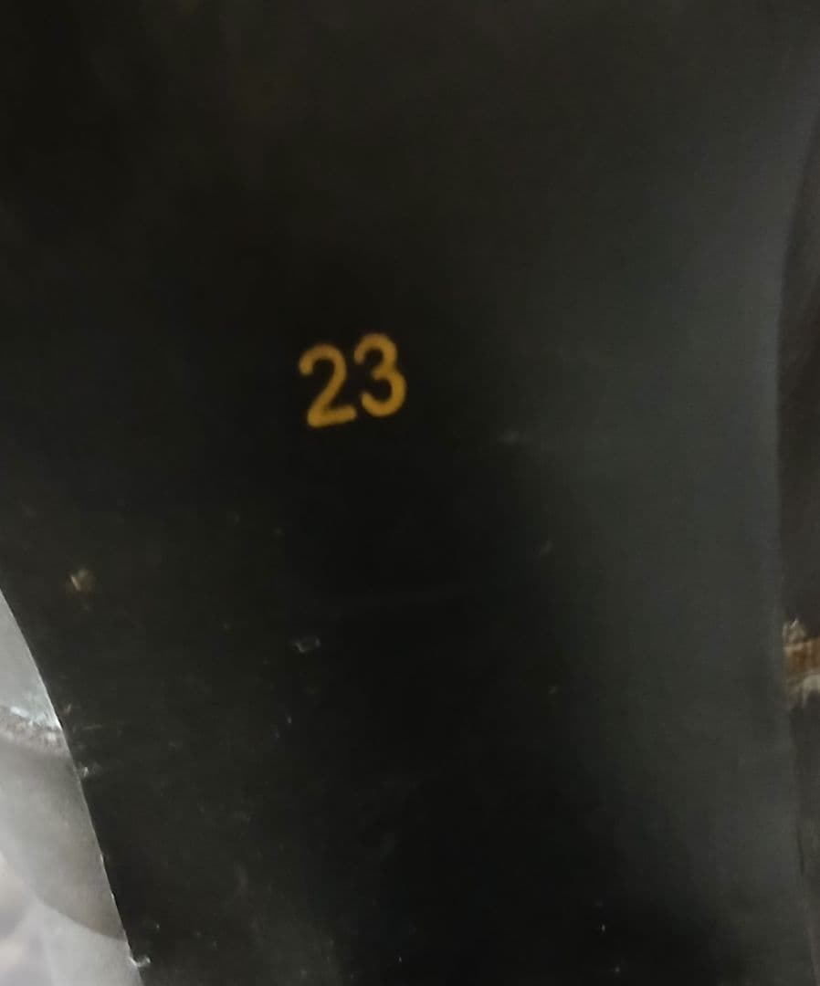 cava cava サヴァサヴァ 本革レースアップロングブーツブラック 23cm