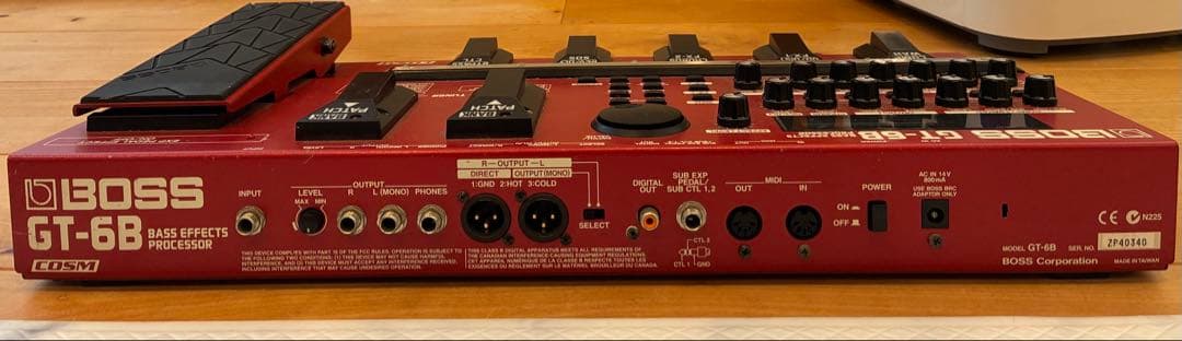 BOSS GT-6B ベースエフェクター