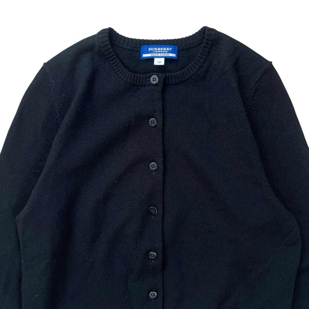 BURBERRY BLUE LABEL　ウールニットカーディガン　38