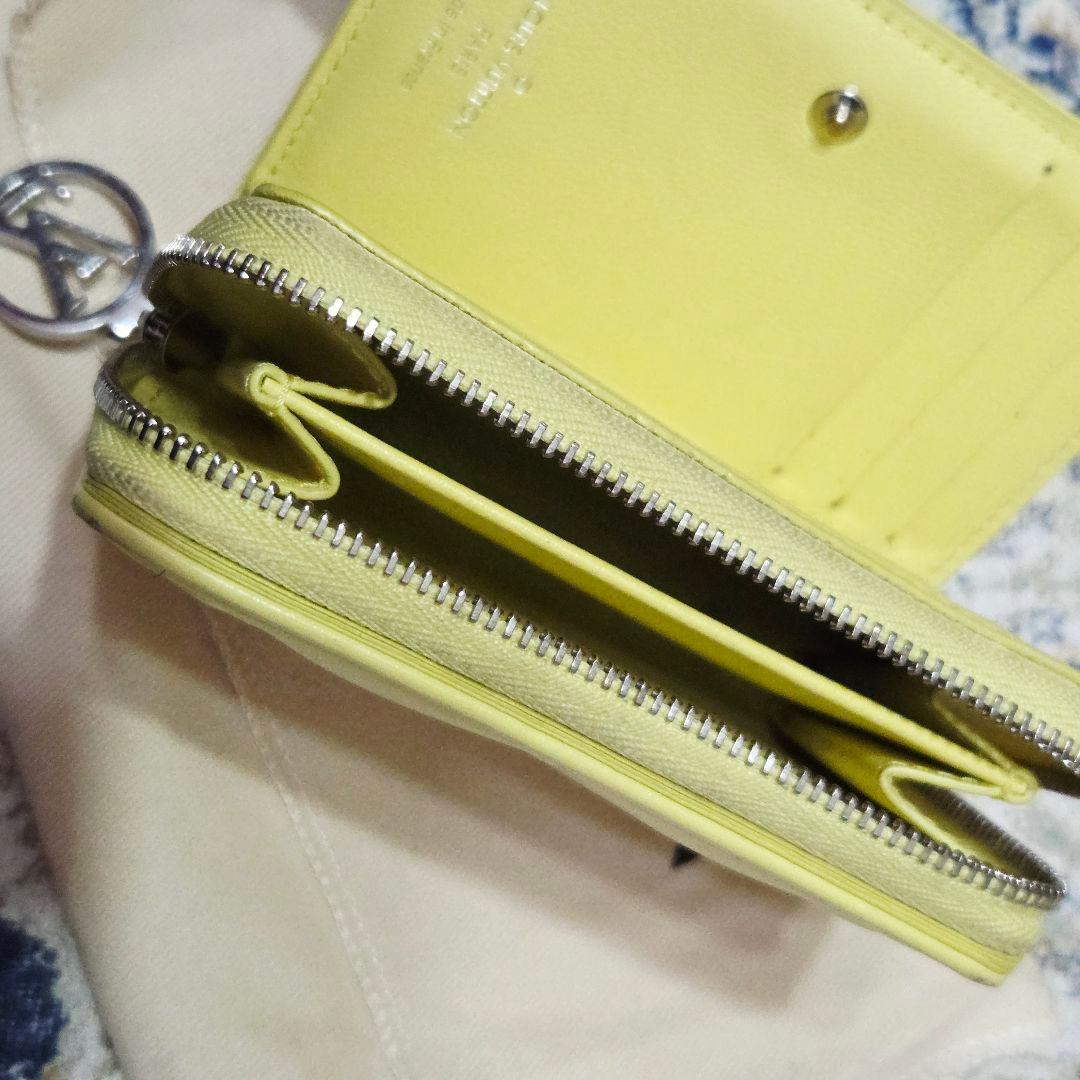 ま*い様 ルイヴィトン ポルトフォイユ ルー クッサン 財布 イエロー
