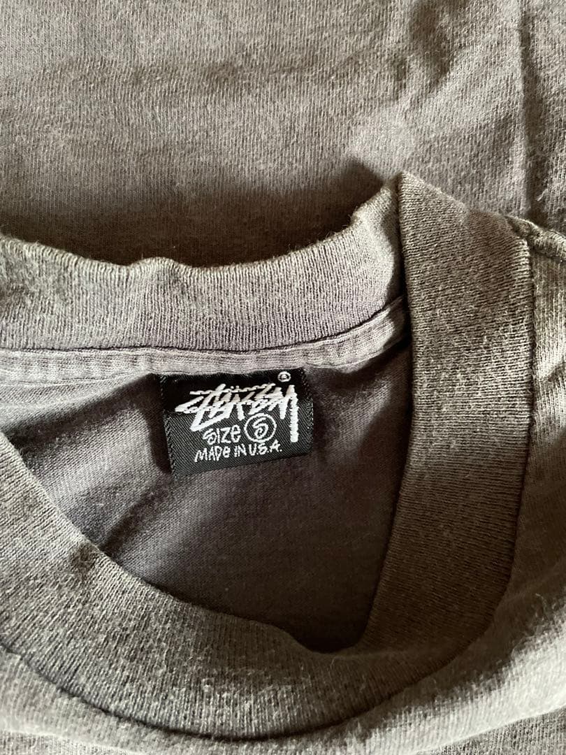 ホットマン 　80s stussy 黒タグ Tシャツ ストックロゴ