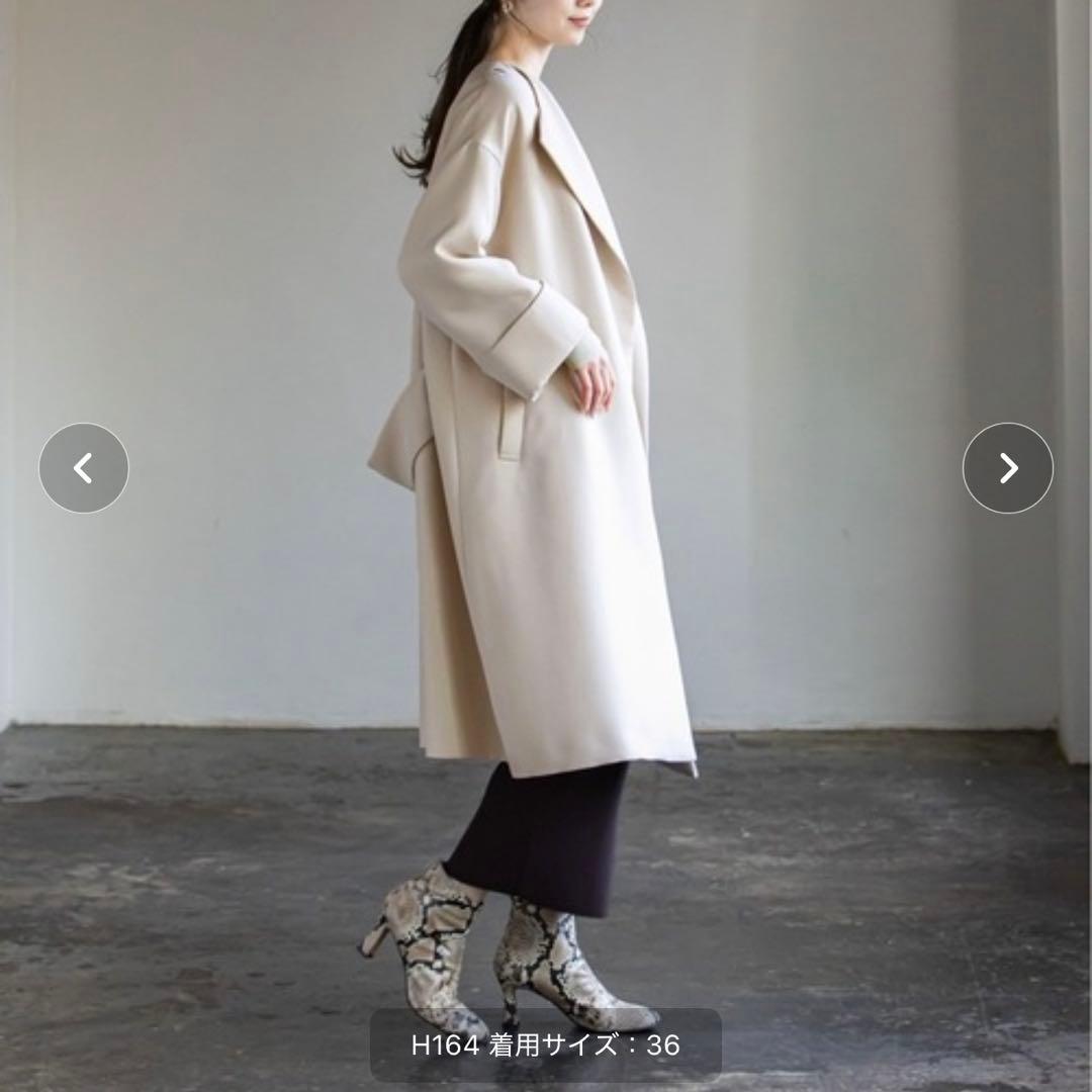【美品】Noble トリプルクロスガウンコート