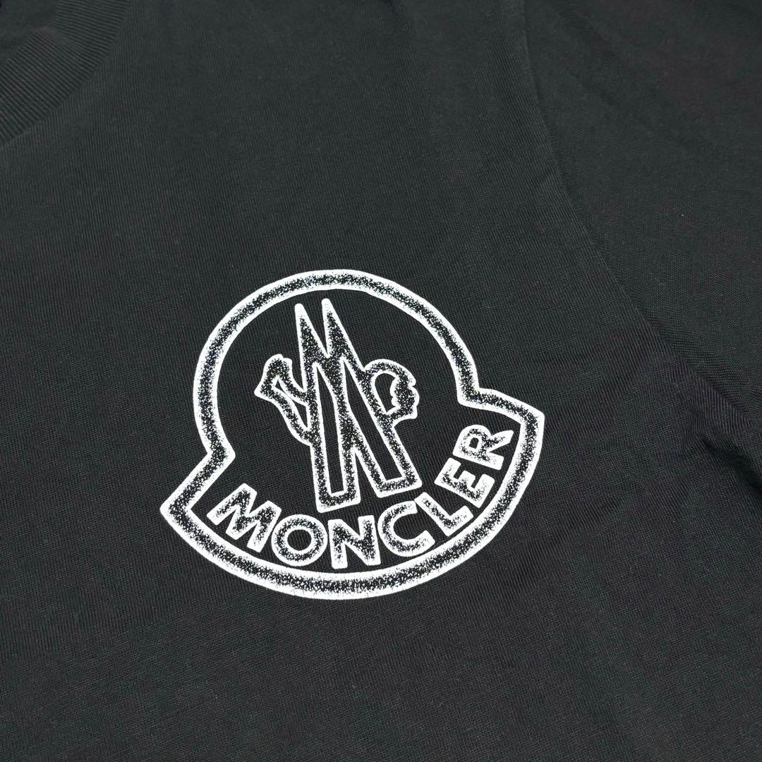 【新モデル】モンクレール　Tシャツ　ブラック　サイズM 24-25年モデル