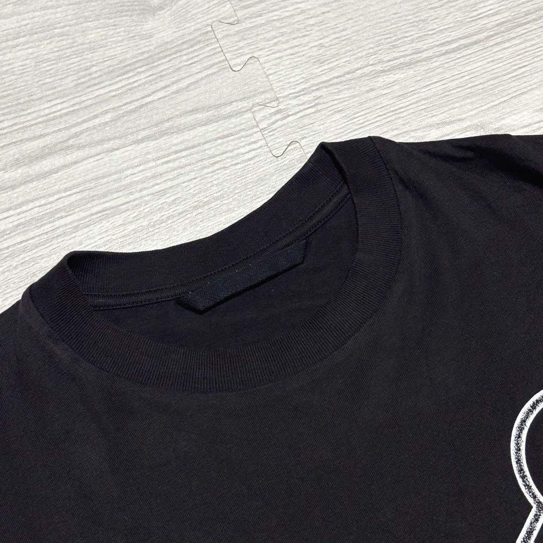 【新モデル】モンクレール　Tシャツ　ブラック　サイズM 24-25年モデル