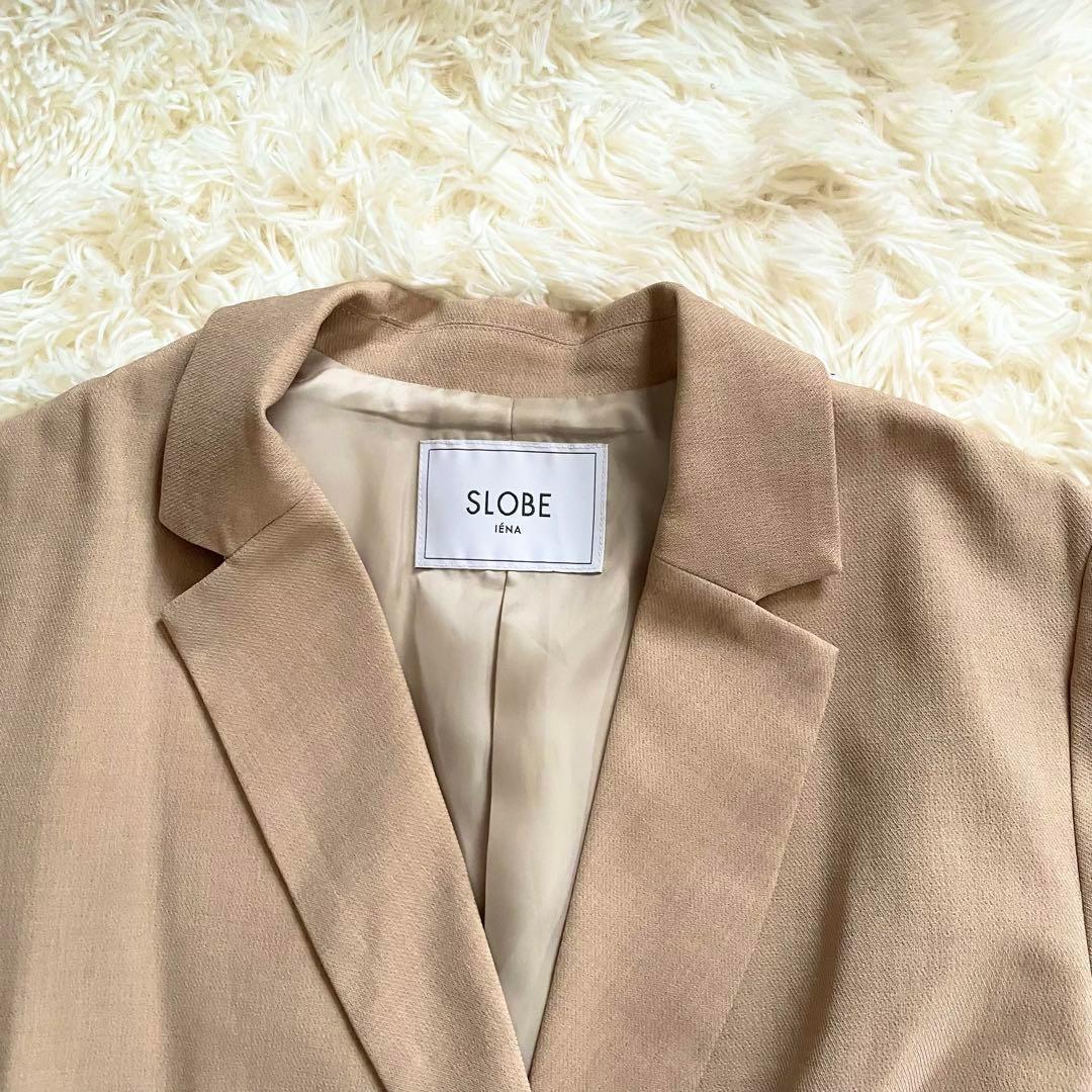 美品✨SLOBE IENA ウォッシャブルツイルダブルブレストジャケット　38