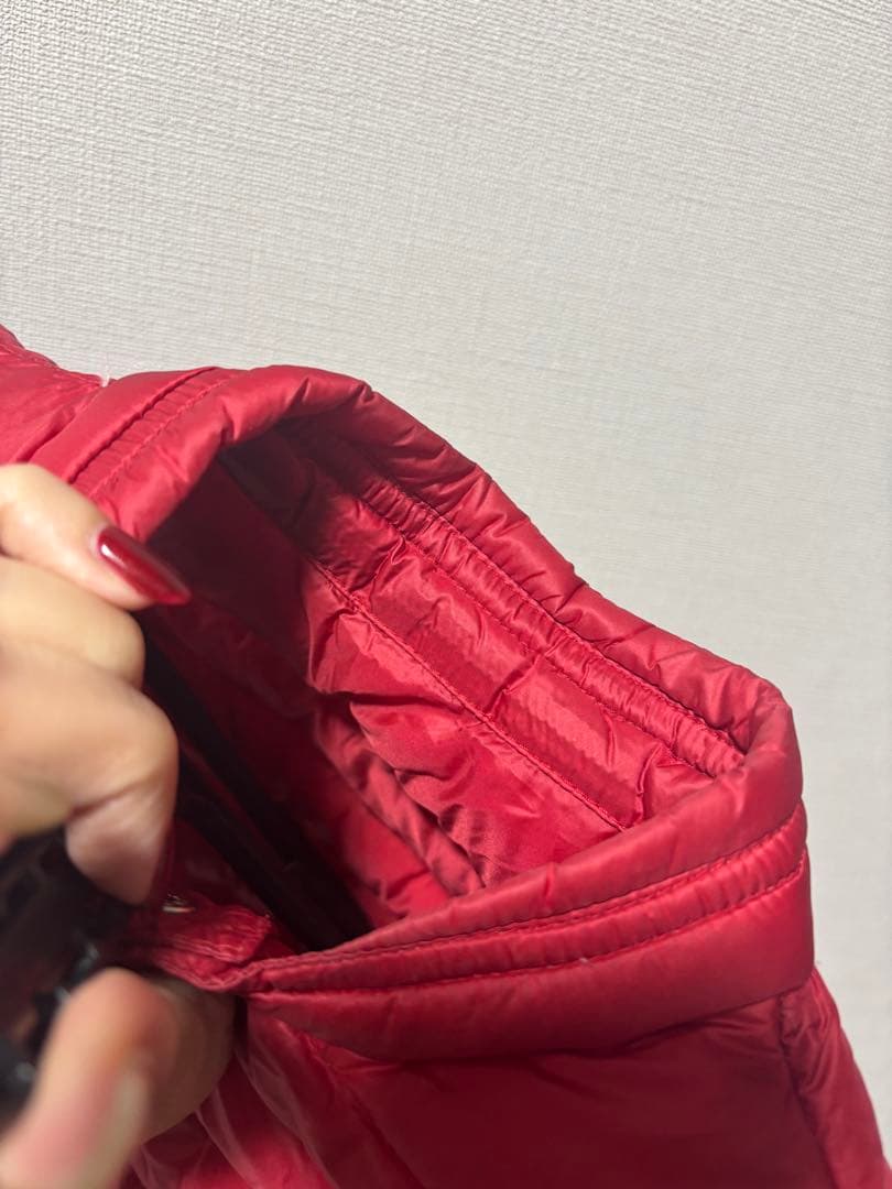 モンクレール ベビー 赤 ダウンベスト2Y 92cm